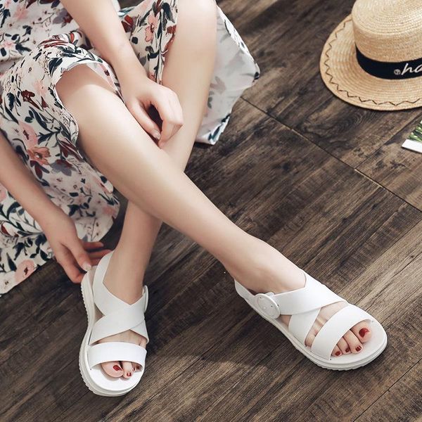 sandals for women 2021 summer new fashion thick bottom non slip beach indoor ring buckle simple tide soft bottom sandals, Black
sandals for women 2021 summer new fashion thick bottom non slip beach indoor ring buckle simple tide soft bottom sandals, Black