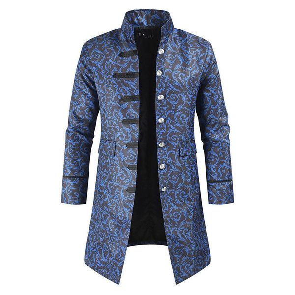 european style drama stage costume men british court trench coat red blue yellow vintage pattern long coat punk casual overcoat, Black;red
european style drama stage costume men british court trench coat red blue yellow vintage pattern long coat punk casual overcoat, Black;red