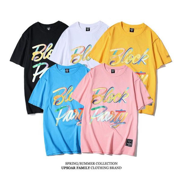 women's t-shirt korean style women summer loose fashion streetwear hip hop print cotton oneck tshirt short-sleeved versatile 008, White
women's t-shirt korean style women summer loose fashion streetwear hip hop print cotton oneck tshirt short-sleeved versatile 008, White