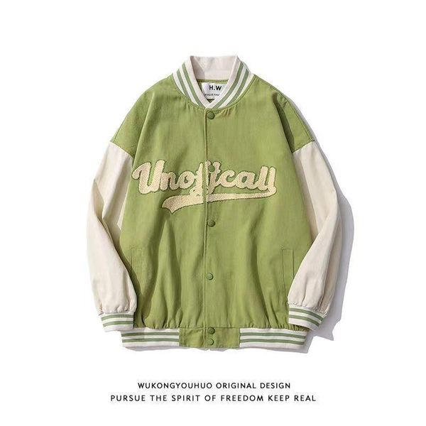 men's jackets retro letter embroidery varsity jacket hip hop casual baseball uniform harajuku bomber coat streetwear for couples, Black;brown
men's jackets retro letter embroidery varsity jacket hip hop casual baseball uniform harajuku bomber coat streetwear for couples, Black;brown