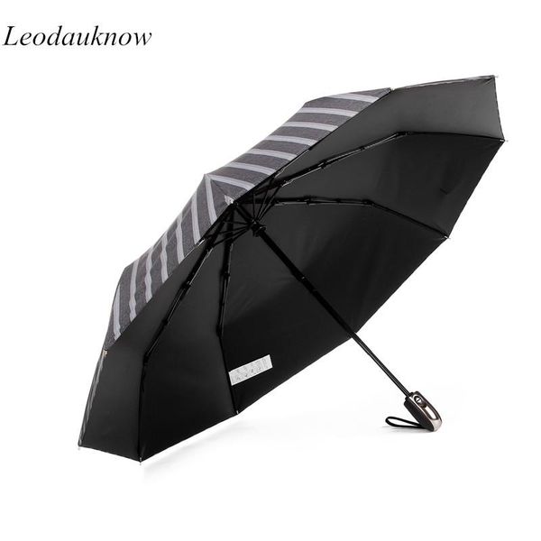 umbrellas leodauknow automatic three folding stripe style business car quality stong winproof and uv protection men's two colors umbrel
umbrellas leodauknow automatic three folding stripe style business car quality stong winproof and uv protection men's two colors umbrel