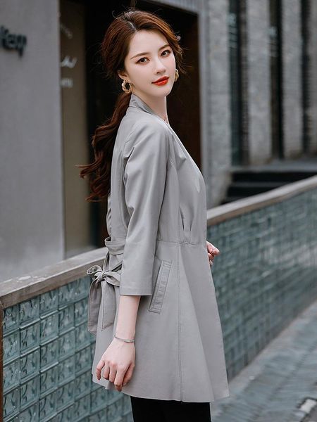 women's leather & faux high-end jacket women 2021 spring and autumn casual loose first layer sheep cropped cuff belt, Black 
women's leather & faux high-end jacket women 2021 spring and autumn casual loose first layer sheep cropped cuff belt, Black