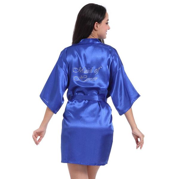 women's sleepwear fashion silk maid of honor robe with gold letter women short satin wedding kimono smooth soft elegant robes, Black;red
women's sleepwear fashion silk maid of honor robe with gold letter women short satin wedding kimono smooth soft elegant robes, Black;red