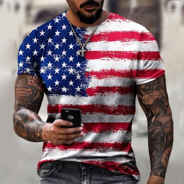 men's t-shirts t-shirt american flag stars and stripes 3d printed leisure travel fashion wear, White;black
men's t-shirts t-shirt american flag stars and stripes 3d printed leisure travel fashion wear, White;black
