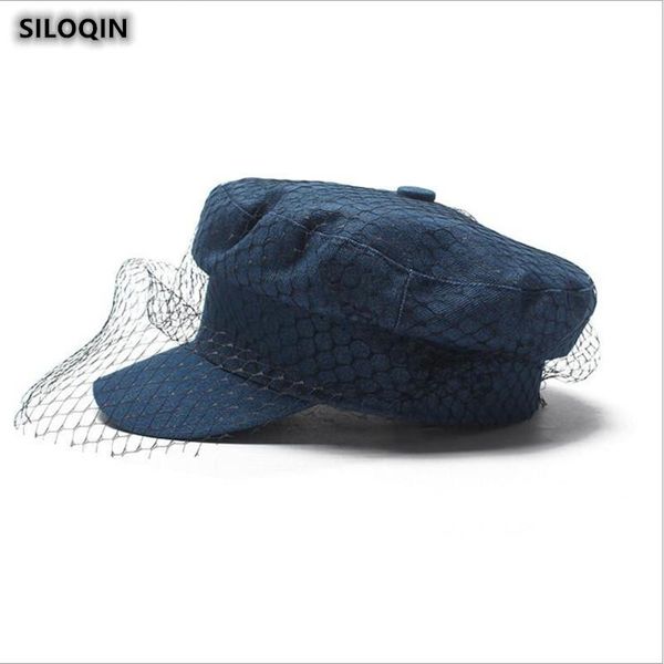 berets siloqin women autumn trend military hat celebrity same paragraph cowboy mesh yarn decoration flat cap elegant lady brand, Blue;gray
berets siloqin women autumn trend military hat celebrity same paragraph cowboy mesh yarn decoration flat cap elegant lady brand, Blue;gray