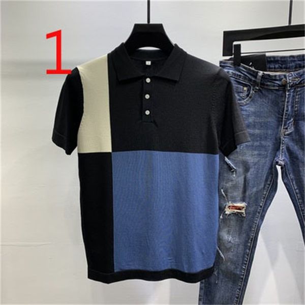 2021 men's knitted half spring new round neck printed social tide brand short sleeve 4sfn, White;black
2021 men's knitted half spring new round neck printed social tide brand short sleeve 4sfn, White;black