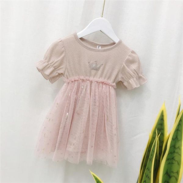 girl's dresses 2021 summer korean girl little crown princess pink gauze dress baby star moon sweet, Red;yellow
girl's dresses 2021 summer korean girl little crown princess pink gauze dress baby star moon sweet, Red;yellow