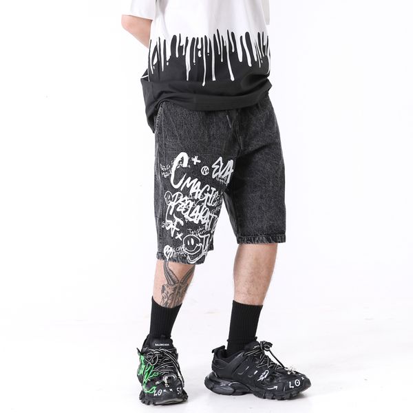 new summer 2021 vintage letter print denim men hip hop fashion casual joggers streetwear knee length harem shorts loose ukij, White;black
new summer 2021 vintage letter print denim men hip hop fashion casual joggers streetwear knee length harem shorts loose ukij, White;black