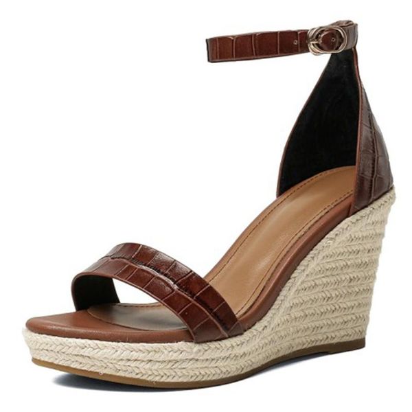 sandals lapolaka elegant comfy walking genuine leather 100% platform natural skin summer retro wedges shoes women high heels, Black
sandals lapolaka elegant comfy walking genuine leather 100% platform natural skin summer retro wedges shoes women high heels, Black
