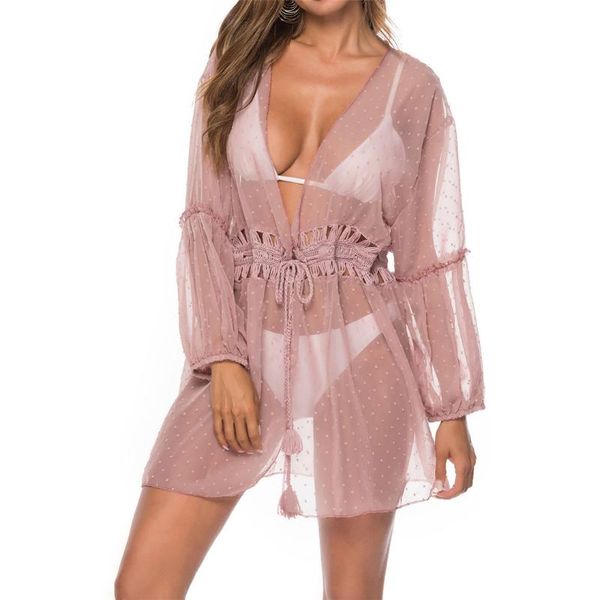 women's swimwear summer beach mini dress women long sleeve bikini cover up tunic pareo sarong swimsuit mesh sundress robe k2753, White;black
women's swimwear summer beach mini dress women long sleeve bikini cover up tunic pareo sarong swimsuit mesh sundress robe k2753, White;black