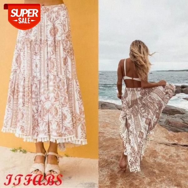 2019 New Women Vintage Ruffle Summer Beach Party Boho Patchwork Long Retro Skirts #ik1f, Black
2019 New Women Vintage Ruffle Summer Beach Party Boho Patchwork Long Retro Skirts #ik1f, Black