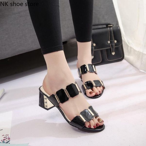 sandals women fish mouth slipper high heels antiskid toes party shoes flip flops middle-aged women's, Black
sandals women fish mouth slipper high heels antiskid toes party shoes flip flops middle-aged women's, Black