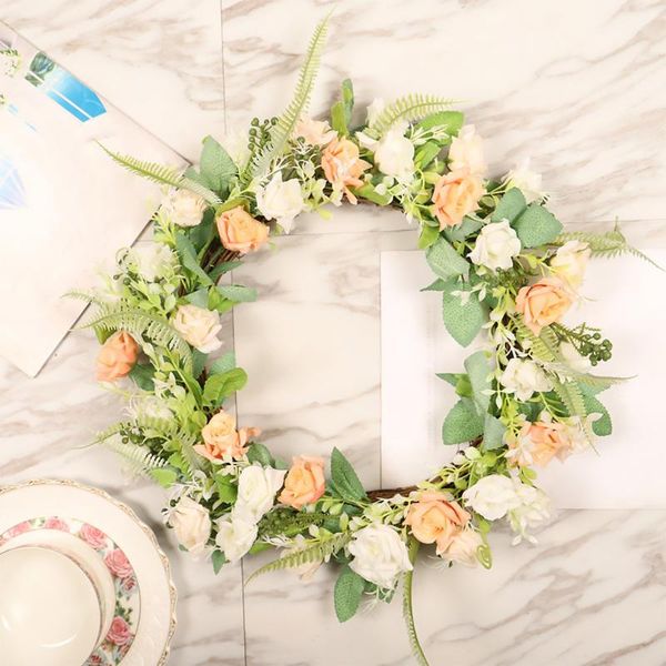 decorative flowers & wreaths artificial wreath threshold flower champagne white rose diy wedding home party pendant wall decoration christma
decorative flowers & wreaths artificial wreath threshold flower champagne white rose diy wedding home party pendant wall decoration christma