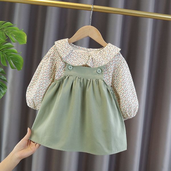 baby girls dresses spring baby girls princess clothes set children's long sleeve floral strap dress for girls clothes sets 210317, Red;yellow
baby girls dresses spring baby girls princess clothes set children's long sleeve floral strap dress for girls clothes sets 210317, Red;yellow