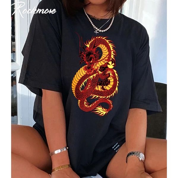 rockmore dragon print short sleeve tshirts plus size letter printed long shirts summer loose black t shirt ladies streetwear 210310, White
rockmore dragon print short sleeve tshirts plus size letter printed long shirts summer loose black t shirt ladies streetwear 210310, White