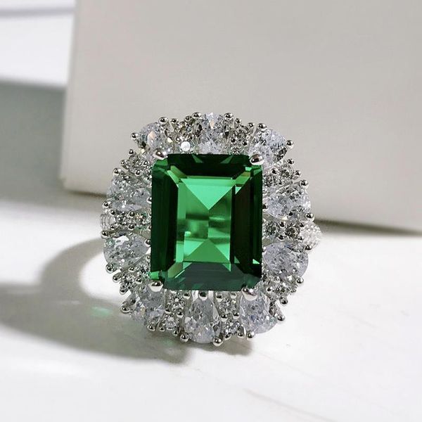 cluster rings 2021 s925 sterling silver ring luxury emerald cut inlaid 9*11 zircon jewelry female, Golden;silver
cluster rings 2021 s925 sterling silver ring luxury emerald cut inlaid 9*11 zircon jewelry female, Golden;silver