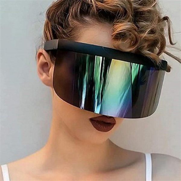 sunglasses anti-peeping and anti-foaming protective with one large lens one-piece hat outdoor anti-ultraviolet, White;black
sunglasses anti-peeping and anti-foaming protective with one large lens one-piece hat outdoor anti-ultraviolet, White;black