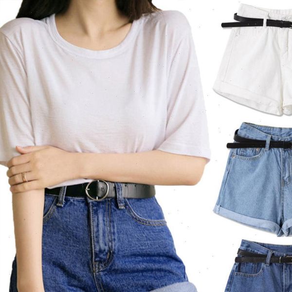 2021 women summer solid color high waist cuffed stretch elastic wide leg pocket short jeans denim s 2xl, White;black
2021 women summer solid color high waist cuffed stretch elastic wide leg pocket short jeans denim s 2xl, White;black
