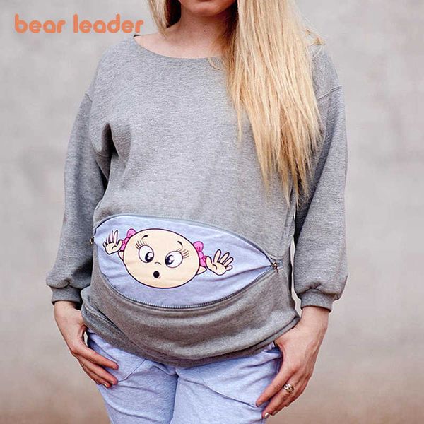 bear leader maternity pregnant women sweatshirts fashion spring long sleeve hoodies cotton funny pattern print outfits 210708, White
bear leader maternity pregnant women sweatshirts fashion spring long sleeve hoodies cotton funny pattern print outfits 210708, White