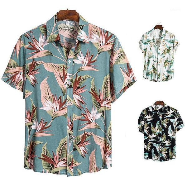 arrival men's shirts men hawaiian style casual one button wild simple printed short-sleeve blouses, White;black
arrival men's shirts men hawaiian style casual one button wild simple printed short-sleeve blouses, White;black