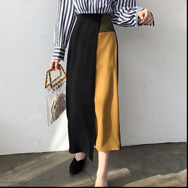 yamdi women patchwork skirt female chic irregular a line midi skirt spring autumn 2021 high waist korean slim runway lady, Black
yamdi women patchwork skirt female chic irregular a line midi skirt spring autumn 2021 high waist korean slim runway lady, Black
