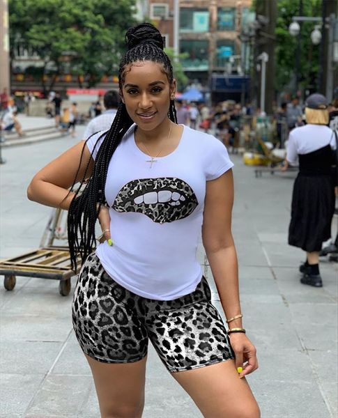 fashion print tracksuit two women tracksuits piece set summer clothing lip and leopard shorts suits casual womens sets outfits, Gray
fashion print tracksuit two women tracksuits piece set summer clothing lip and leopard shorts suits casual womens sets outfits, Gray