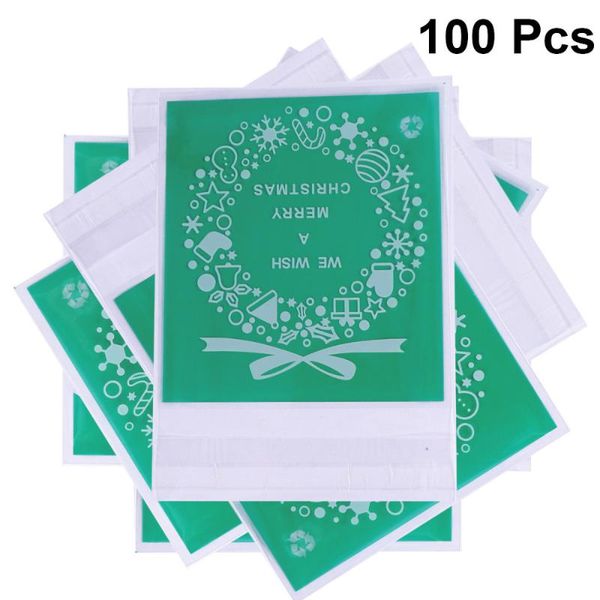 100pcs christmas baking bakery bag candy bag treat bread toast packing pouch (green)
100pcs christmas baking bakery bag candy bag treat bread toast packing pouch (green)