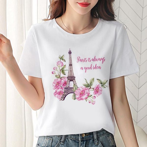 harajuku t shirt women 2021 new vogue eiffel tower printing tshirt leisure short sleeve summer style t-shirt female clothing, White
harajuku t shirt women 2021 new vogue eiffel tower printing tshirt leisure short sleeve summer style t-shirt female clothing, White