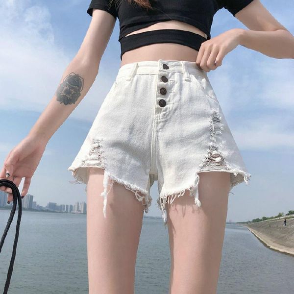 women's jeans summer shorts feminino 2021 korean ripped for women denim short high waist hold plus size, Blue
women's jeans summer shorts feminino 2021 korean ripped for women denim short high waist hold plus size, Blue