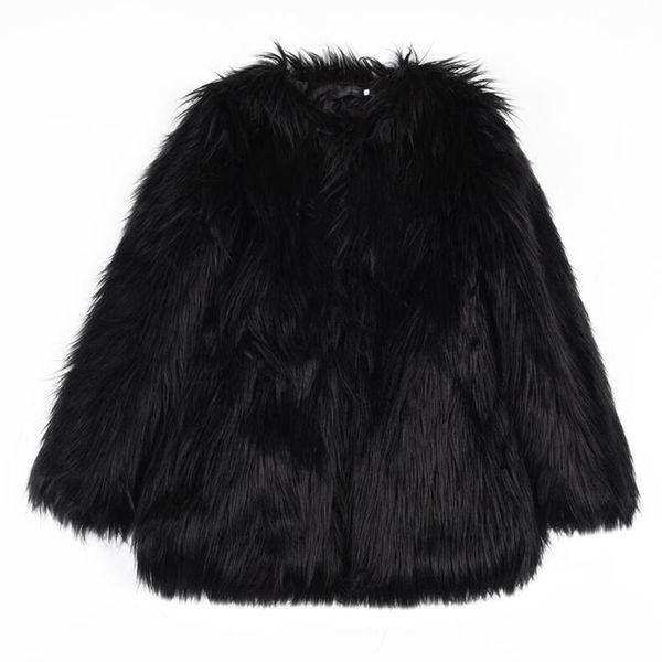 women's fur & faux autumn winter jacket female fashion imitation mink overcoat woman's short warm slim furry coat, Black
women's fur & faux autumn winter jacket female fashion imitation mink overcoat woman's short warm slim furry coat, Black