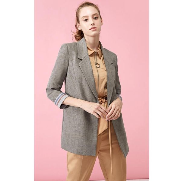 women's suits & blazers 2021 lapel suit women's jacket zaraing loose and simple style american female coat winter, White;black
women's suits & blazers 2021 lapel suit women's jacket zaraing loose and simple style american female coat winter, White;black