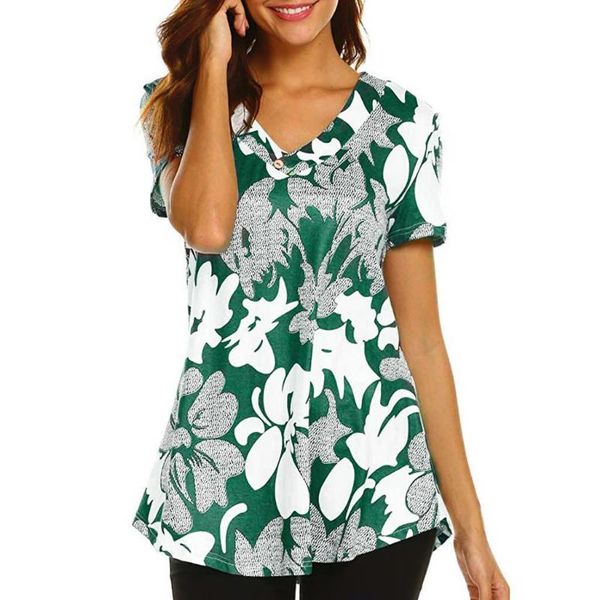 women's blouses & shirts jaycosin blouse women plus size short sleeve print v-neck femme ladies shirt modis camisa femenina 2021 501, White
women's blouses & shirts jaycosin blouse women plus size short sleeve print v-neck femme ladies shirt modis camisa femenina 2021 501, White