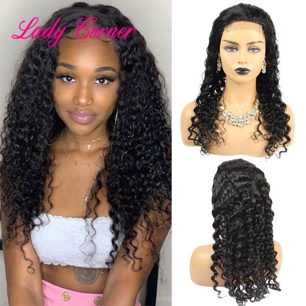 lace wigs lady corner deep wave front human hair pre plucked for black women 13x4 brazilian frontal wig, Black;brown
lace wigs lady corner deep wave front human hair pre plucked for black women 13x4 brazilian frontal wig, Black;brown