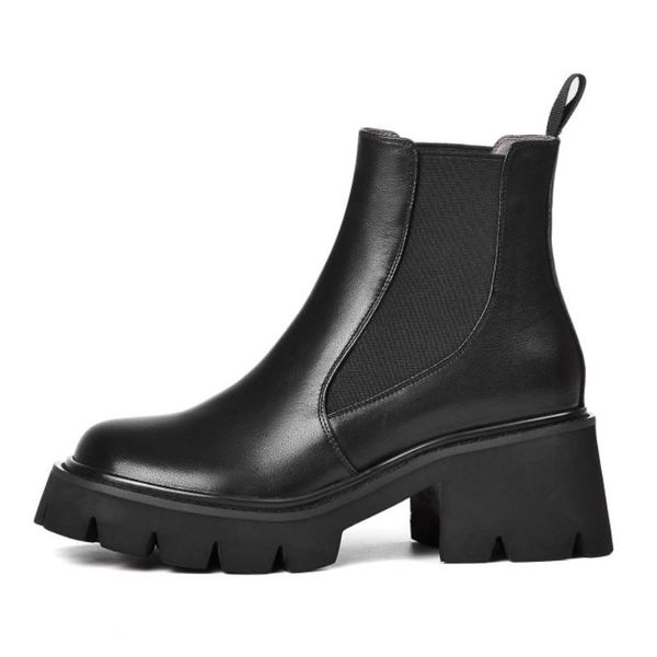 New Women Ankle Boots Genuine Leather Ladies Short Boots Thick Heel Winter WomenS Shoes Footwear Size 34-39, Black
New Women Ankle Boots Genuine Leather Ladies Short Boots Thick Heel Winter WomenS Shoes Footwear Size 34-39, Black