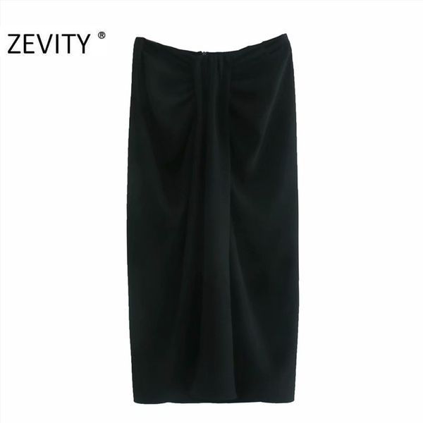 zevity women fashion knotted decoration draped sarong skirt faldas mujer lady chic hip package vestidos back zipper skirt qun679 210315, Black
zevity women fashion knotted decoration draped sarong skirt faldas mujer lady chic hip package vestidos back zipper skirt qun679 210315, Black
