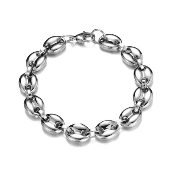 11mm coffee beans chains bracelets stainless steel hiphop necklace for men women n84d, Golden;silver
11mm coffee beans chains bracelets stainless steel hiphop necklace for men women n84d, Golden;silver