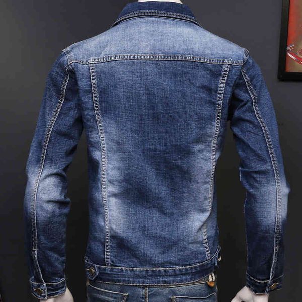 men's jackets thin korean fit denim jacket for washed man long-sleeve motorcycle fashion outwear plus size s-4xl hombre zwqc, Black;brown
men's jackets thin korean fit denim jacket for washed man long-sleeve motorcycle fashion outwear plus size s-4xl hombre zwqc, Black;brown