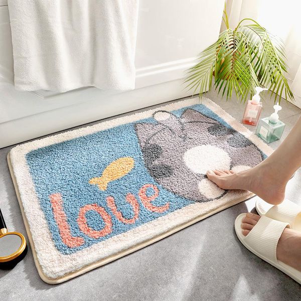 bath mats 2021 soft lovely cat pattern bathroom carpet shower room toilet hallway mat quality absorbent non-slip floor rug doormat
bath mats 2021 soft lovely cat pattern bathroom carpet shower room toilet hallway mat quality absorbent non-slip floor rug doormat