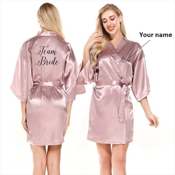 personalized name bride robe satin women sleepwear mauve kimono wedding dressing gown bridal party bridesmaid team robes, Black;red
personalized name bride robe satin women sleepwear mauve kimono wedding dressing gown bridal party bridesmaid team robes, Black;red
