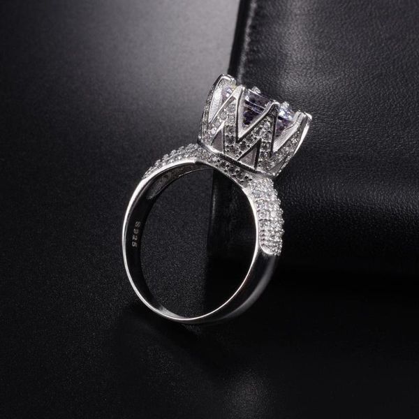 cluster rings luxury 100% 925 sterling silver crown 8ct simulated diamond for women wedding engagement ring fine gemstone jewelry, Golden;silver
cluster rings luxury 100% 925 sterling silver crown 8ct simulated diamond for women wedding engagement ring fine gemstone jewelry, Golden;silver