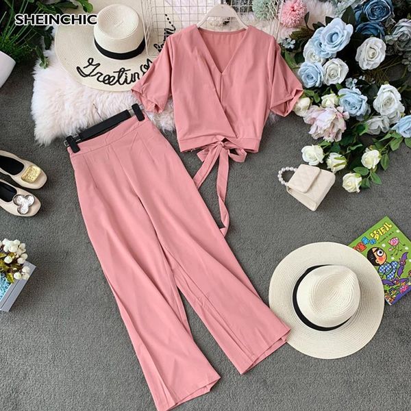 women's tracksuits 2021 summer autumn women pink blue red two piece set elegant v neck short chic +loose leg pants vintage female 2, Gray
women's tracksuits 2021 summer autumn women pink blue red two piece set elegant v neck short chic +loose leg pants vintage female 2, Gray