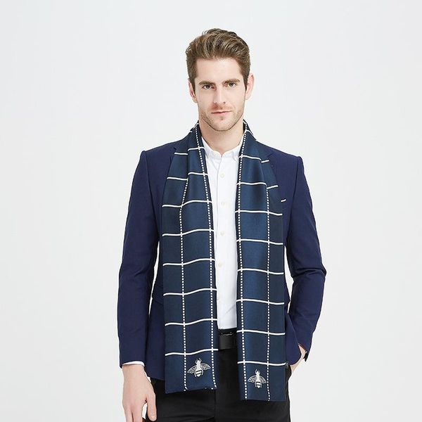 scarves armorhero bee plaid stripe pattern men scarf autumn winter warm double-sided neckerchief simple luxury business man, Blue;gray
scarves armorhero bee plaid stripe pattern men scarf autumn winter warm double-sided neckerchief simple luxury business man, Blue;gray