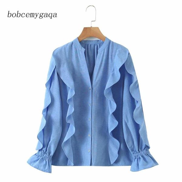 flare sleeve ruffled shirt blouse women long sleeve v neck vintage shirt button up streetwear blouse, White
flare sleeve ruffled shirt blouse women long sleeve v neck vintage shirt button up streetwear blouse, White