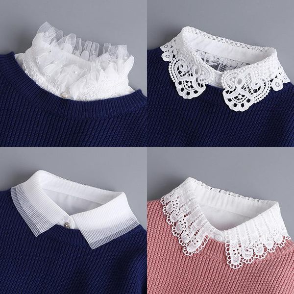 bow ties linbaiway hollow lace doll cotton fake collar blouse sweater detachable shirt false lapel women collars decor, Black;gray
bow ties linbaiway hollow lace doll cotton fake collar blouse sweater detachable shirt false lapel women collars decor, Black;gray