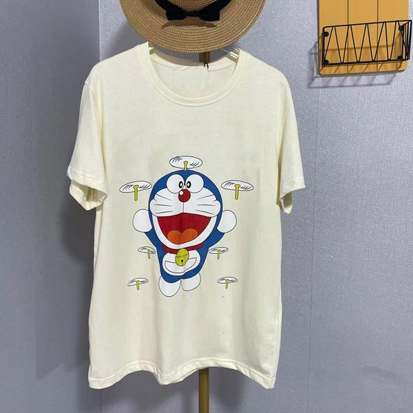 21ss women designer t shirtsnew cartoon doraemon co letter printing loose round neck short sleeve t-shirt girl, White
21ss women designer t shirtsnew cartoon doraemon co letter printing loose round neck short sleeve t-shirt girl, White