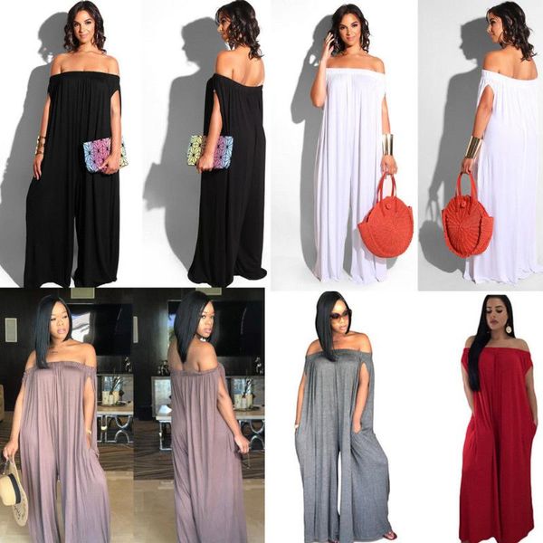 women's jumpsuits & rompers 2021 women ladies clubwear party summer playsuit loose jumpsuit romper trousers casual shoulderless solid o, Black;white
women's jumpsuits & rompers 2021 women ladies clubwear party summer playsuit loose jumpsuit romper trousers casual shoulderless solid o, Black;white