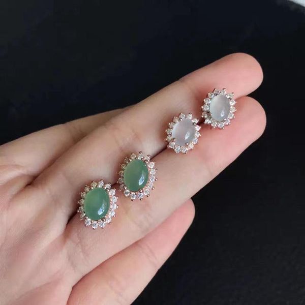 stud original natural transparent chalcedony oval diamond earrings exquisite light luxury charm ladies silver jewelry, Golden;silver
stud original natural transparent chalcedony oval diamond earrings exquisite light luxury charm ladies silver jewelry, Golden;silver