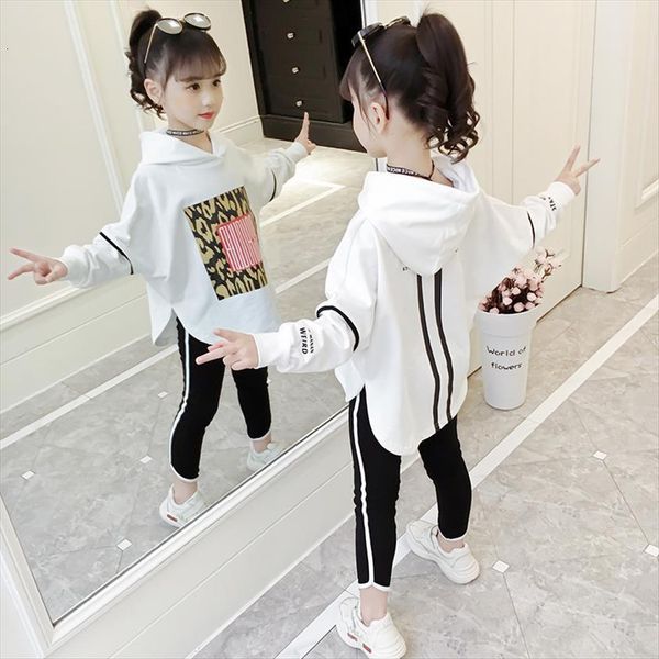 girls autumn spring striped clothing set 2pcs long sleeve cotton hooded pants tracksuit boutique childrens clothes outfit, White
girls autumn spring striped clothing set 2pcs long sleeve cotton hooded pants tracksuit boutique childrens clothes outfit, White