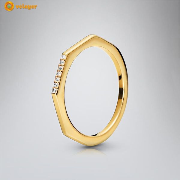 cluster rings volayer 925 sterling silver golden multifaceted original women's engagement for women jewelry, Golden;silver
cluster rings volayer 925 sterling silver golden multifaceted original women's engagement for women jewelry, Golden;silver