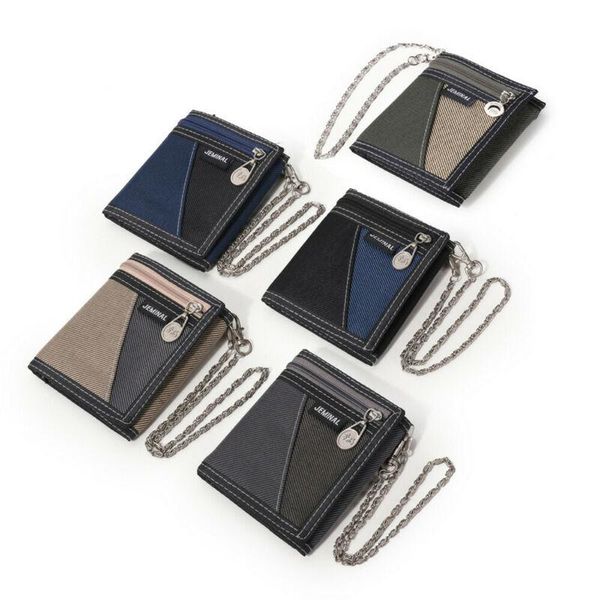wallets fashion men boys patch chains zipper decor stylish coin cards money holders purse, Red;black
wallets fashion men boys patch chains zipper decor stylish coin cards money holders purse, Red;black